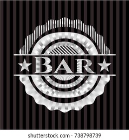 Bar silver emblem