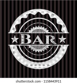 Bar silvery emblem
