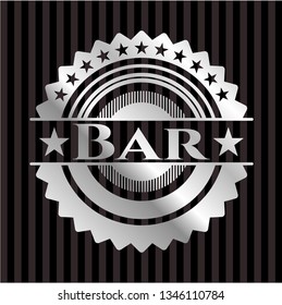Bar silvery emblem