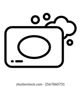 Bar Soap Icon Element For Design