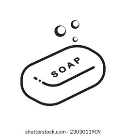 bar soap icon vector illustration symbol design