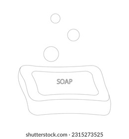 bar soap icon vector illustration symbol design