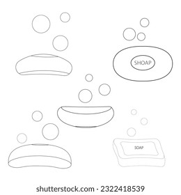 bar soap icon vector illustration symbol design