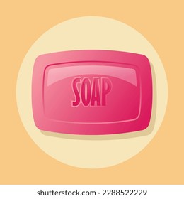 Bar of soap. Vector illustration