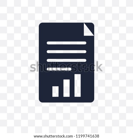 Bar Stats transparent icon. Bar Stats symbol design from Analytics collection. Simple element vector illustration on transparent background.