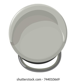 Bar stool icon. Cartoon illustration of bar stool vector icon for web