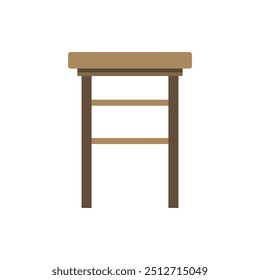Bar stool icon illustrated on background
