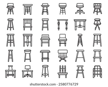 Bar Stool Icon Perfect for Any Space