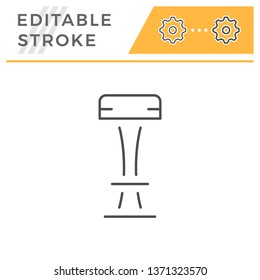 Bar stool line icon