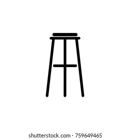 Bar stool line icon