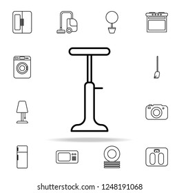 bar stool line icon. home things icons universal set for web and mobile