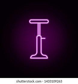 bar stool neon icon. Elements of home things set. Simple icon for websites, web design, mobile app, info graphics