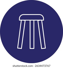 Barra vetor linha círculo ícone design