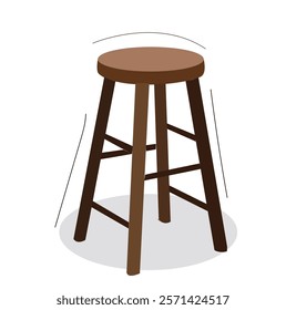 bar stool.Bar wooden stool.Wooden bar stools with seats.