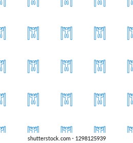bar tightening icon pattern seamless white background. Editable outline bar tightening icon. bar tightening icon pattern for web and mobile.