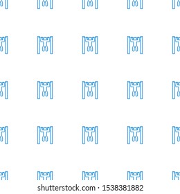 bar tightening icon pattern seamless white background. Editable outline bar tightening icon. bar tightening icon pattern for web and mobile.