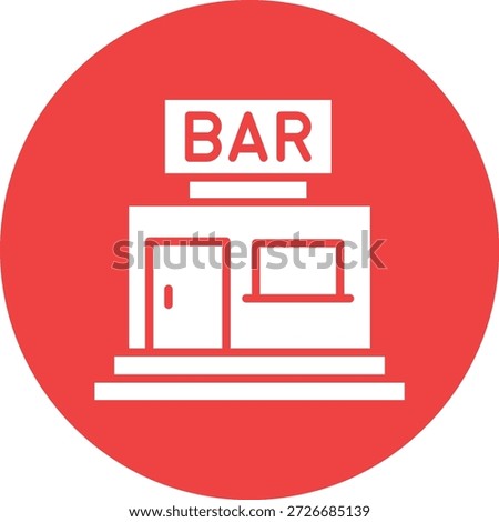Bar Vector Icon Design Illustration