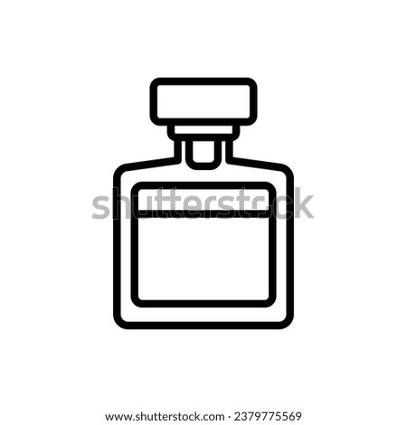 Bar Whiskey Outline Icon Vector Illustration