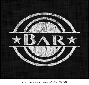 Barra escrita en la pizarra