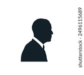 Barack Obama ex-president United States of America silhouette Official profile logo World politician Classic style design Fashion print clothes apparel greeting invitation card banner badge poster ad