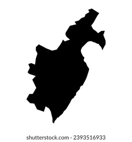 Barahona province map, administrative division of Dominican Republic. Vector illustration.