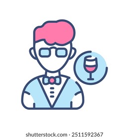 Barback Fill Color Icon, Vector illustration