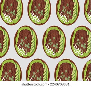 Barbacoa mexicana. Mexican food vector. Best Mexican Dishes. Latin american food illustration.