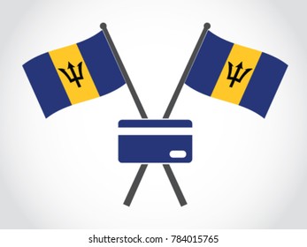 Barbados Emblem Credit Debit Card