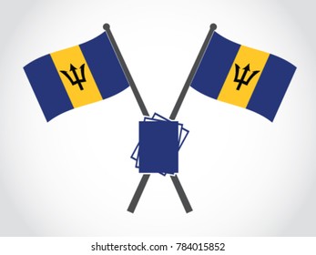 Barbados Emblem Paper