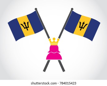 Barbados Emblem Queen