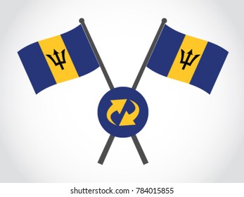 Barbados Emblem Synchronize