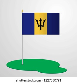 Barbados Flag Pole