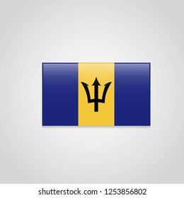 Barbados Flag Vector