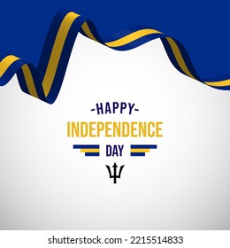 Barbados Independence Day-Feier, Vektordesign-Vorlage