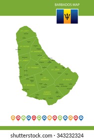 Barbados Map