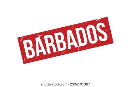 Barbados Rubber Stamp Seal Vector