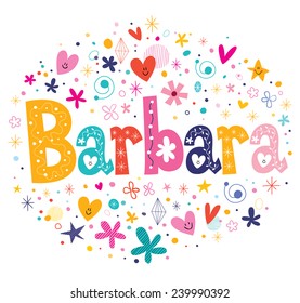 Barbara name design