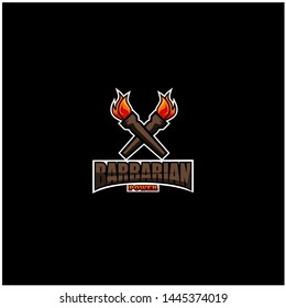 Barbarian squad team logo design for an esport team. Logo design for  sport team