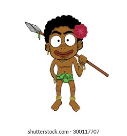 Barbarian vector cartoon