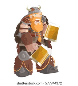 barbarian viking dwarf troll midget with handmade craft irish beers