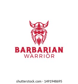 Barbarian Warior / Viking Logo Design