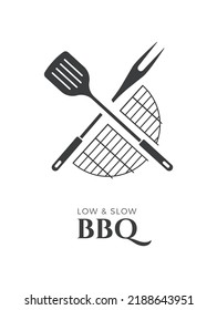 Barbecue BBQ Logotype Vector Icon