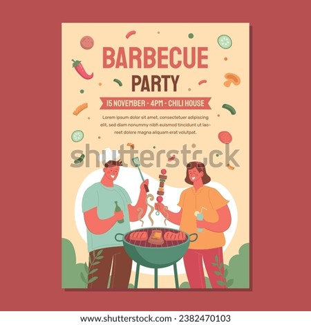 Barbecue BBQ Party Poster Flyer