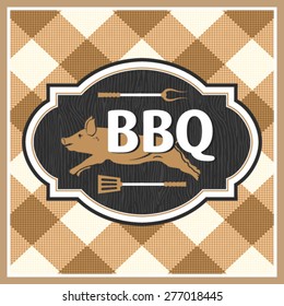 Barbecue BBQ vintage graphic