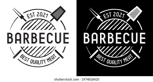 Barbecue, best quality meat - vector logo