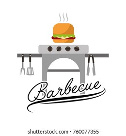 barbecue celebration concept icons