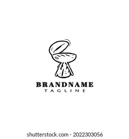 barbecue cooking logo design template icon modern vector illustration