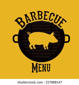 Barbecue design, vector illustration