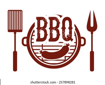 barbecue design, vector illustration