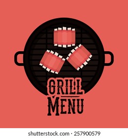 barbecue design, vector illustration